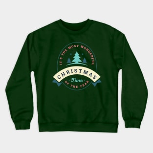 It's the most wonderful time of the year. Christmas Crewneck Sweatshirt